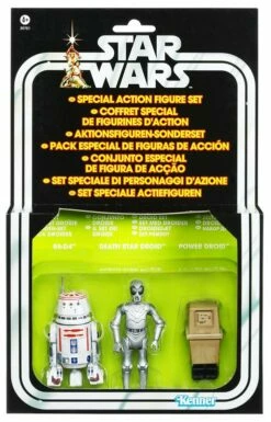 Star Wars Vintage 3 Pack Carded SAF Acrylic Display Case