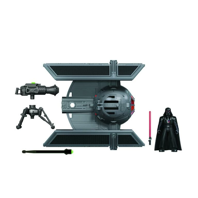 Hasbro Star Wars Mission Fleet Stellar Class Action Figure - Darth Vader With TIE Advanced 7 Hasbro Star Wars Mission Fleet Stellar Class Action Figure - Darth Vader With TIE Advanced - Image 5