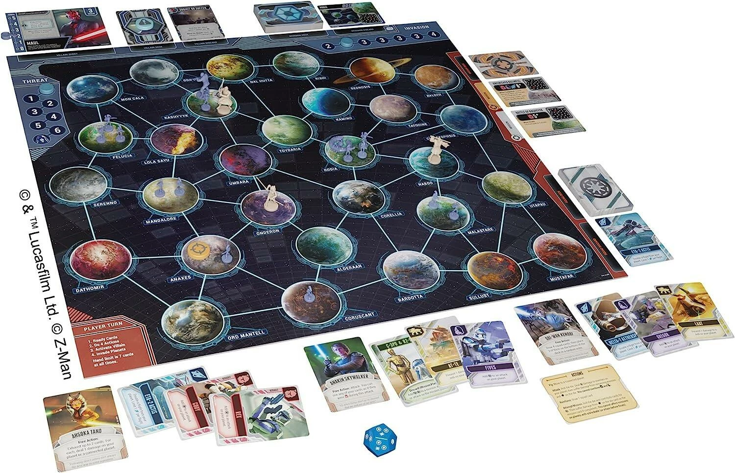 Z-Man Games Pandemic: Star Wars: The Clone Wars Board Game 5 Z-Man Games Pandemic: Star Wars: The Clone Wars Board Game - Image 3
