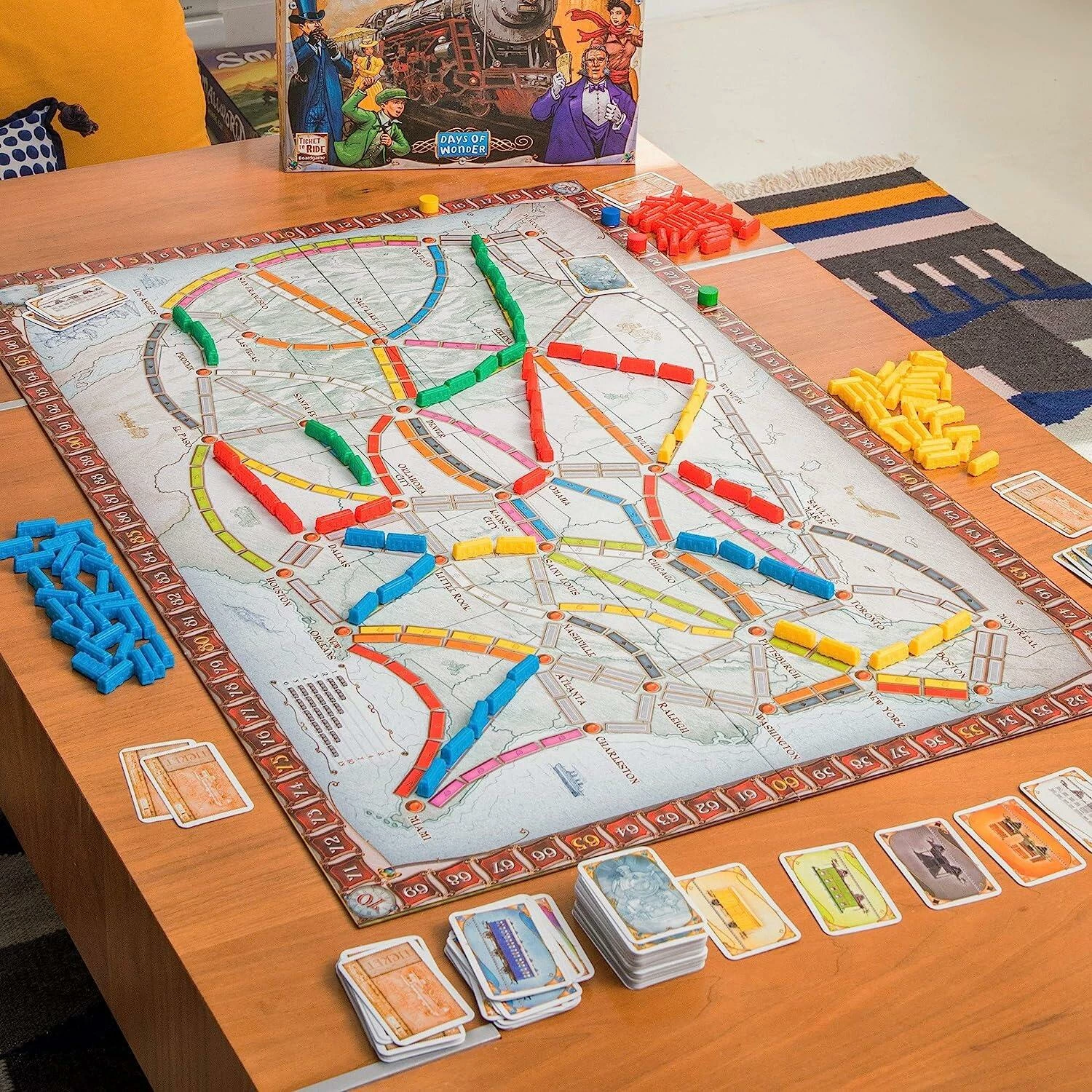 Days Of Wonder Ticket To Ride Strategy Board Game 5 Days Of Wonder Ticket To Ride Strategy Board Game - Image 3