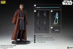 Anakin Skywalker - Star Wars: The Clone Wars Sideshow Collectibles 1/6 Scale Action Figure -STAR ACTION FIGURES Shop anakin skywalker star wars gallery 62d5a34c63329