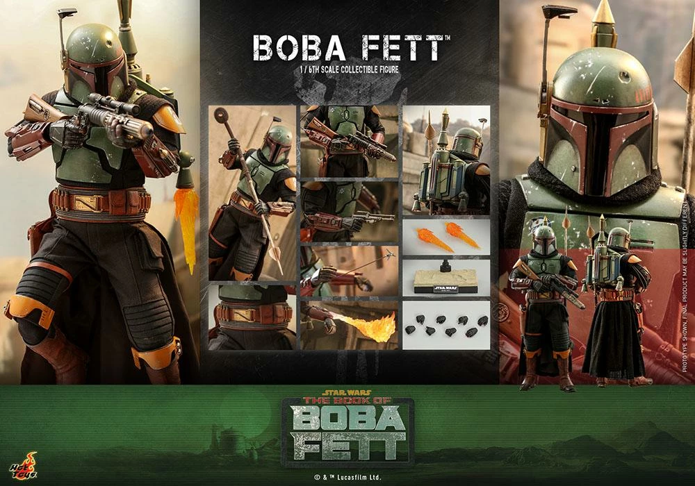 *PRE-ORDER Boba Fett (The Book Of Boba Fett) - Star Wars Hot Toys Exclusive Collectibles 1/6 Scale Action Figure 11 *PRE-ORDER Boba Fett (The Book Of Boba Fett) - Star Wars Hot Toys Exclusive Collectibles 1/6 Scale Action Figure - Image 9