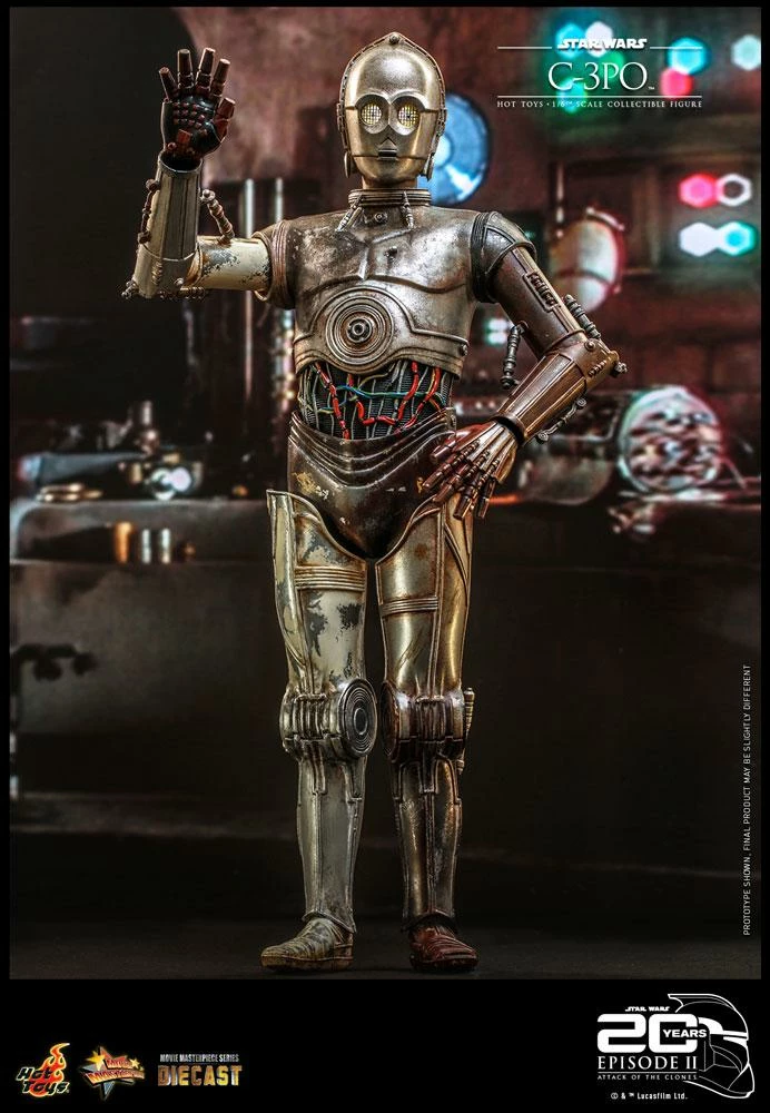 *PRE-ORDER C-3PO - Star Wars Attack Of The Clones 20th Anniversary Hot Toys Collectibles 1/6 Scale Action Figure 6 *PRE-ORDER C-3PO - Star Wars Attack Of The Clones 20th Anniversary Hot Toys Collectibles 1/6 Scale Action Figure - Image 4