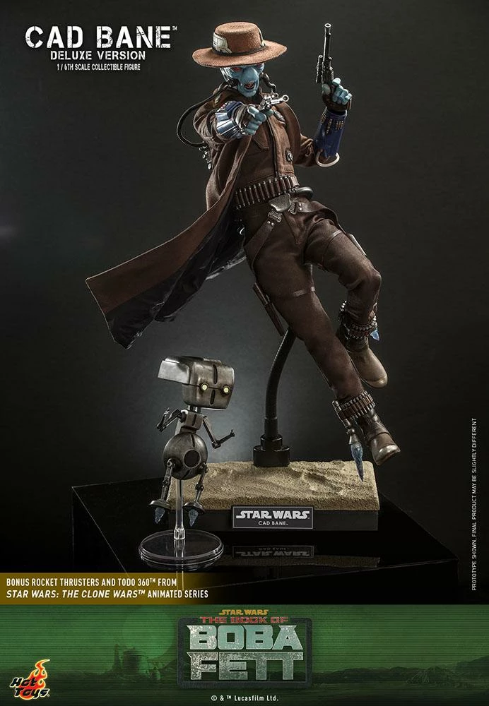 *PRE-ORDER Cad Bane DELUXE (The Book Of Boba Fett) - Star Wars Hot Toys Exclusive Collectibles 1/6 Scale Action Figure 8 *PRE-ORDER Cad Bane DELUXE (The Book Of Boba Fett) - Star Wars Hot Toys Exclusive Collectibles 1/6 Scale Action Figure - Image 6