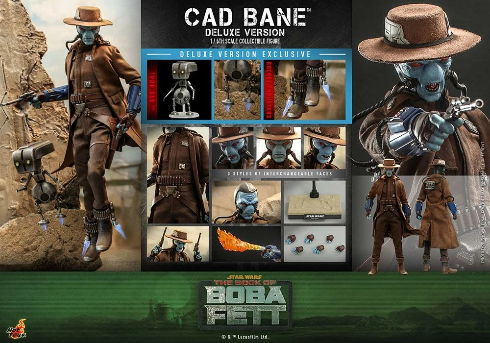 *PRE-ORDER Cad Bane DELUXE (The Book Of Boba Fett) - Star Wars Hot Toys Exclusive Collectibles 1/6 Scale Action Figure 10 *PRE-ORDER Cad Bane DELUXE (The Book Of Boba Fett) - Star Wars Hot Toys Exclusive Collectibles 1/6 Scale Action Figure - Image 8