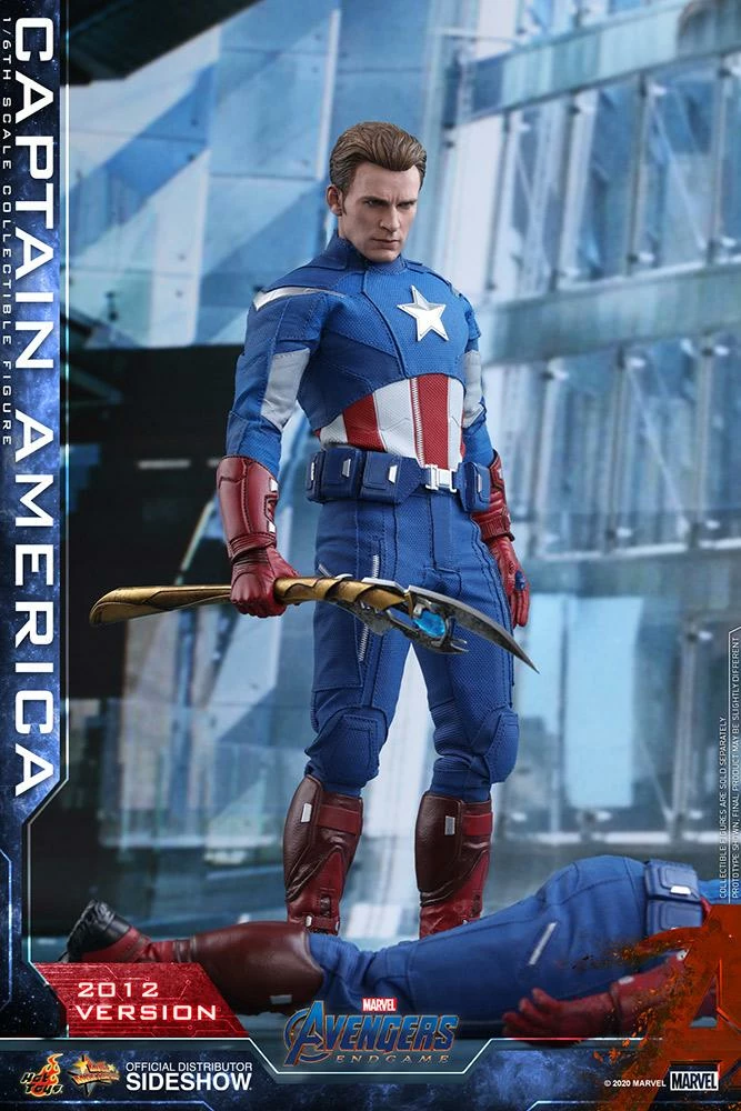 Captain America (2012 Version) - Marvel Hot Toys Collectibles 1/6 Scale Action Figure 4 Captain America (2012 Version) - Marvel Hot Toys Collectibles 1/6 Scale Action Figure - Image 2