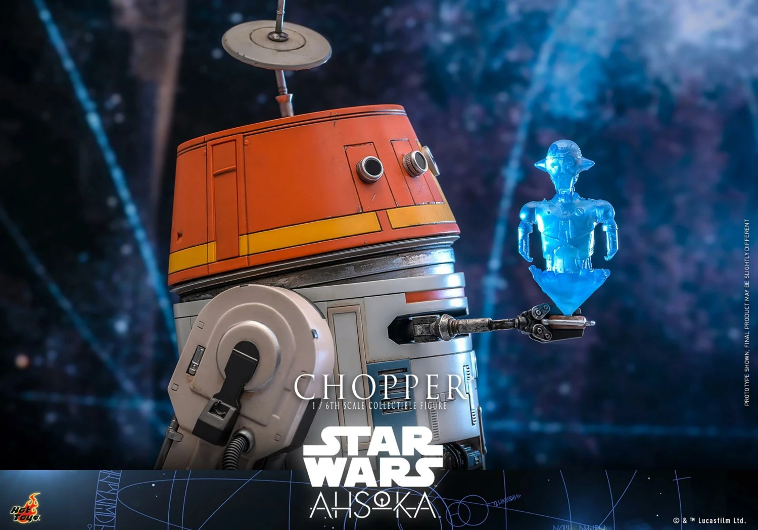 *PRE-ORDER C1-10P Chopper (Ahsoka) - Star Wars Hot Toys Collectibles 1/6 Scale Action Figure 11 *PRE-ORDER C1-10P Chopper (Ahsoka) - Star Wars Hot Toys Collectibles 1/6 Scale Action Figure - Image 9