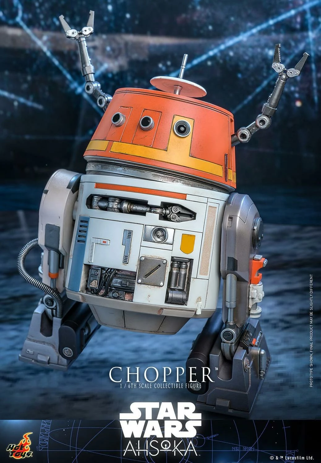 *PRE-ORDER C1-10P Chopper (Ahsoka) - Star Wars Hot Toys Collectibles 1/6 Scale Action Figure 4 *PRE-ORDER C1-10P Chopper (Ahsoka) - Star Wars Hot Toys Collectibles 1/6 Scale Action Figure - Image 2