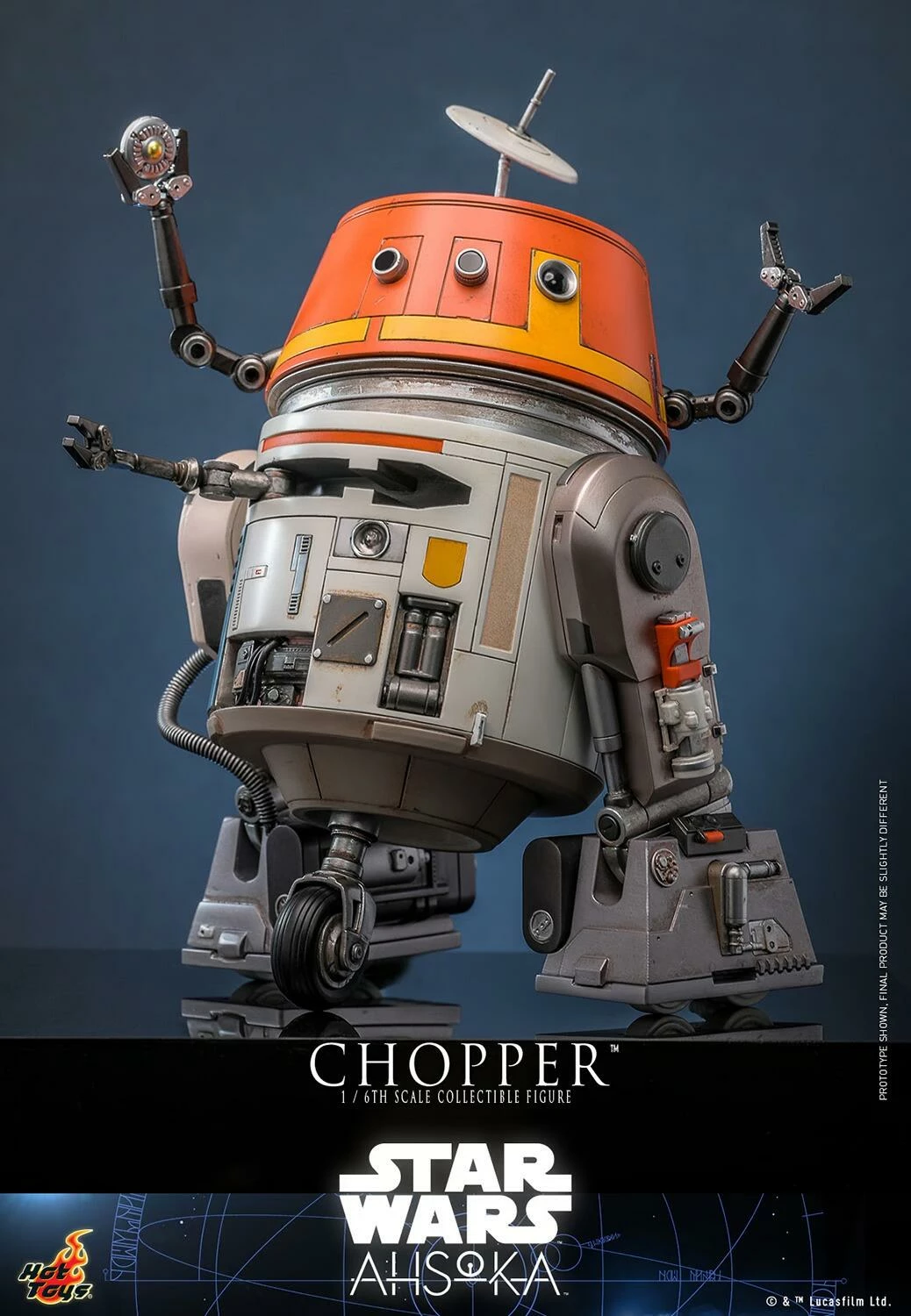 *PRE-ORDER C1-10P Chopper (Ahsoka) - Star Wars Hot Toys Collectibles 1/6 Scale Action Figure 5 *PRE-ORDER C1-10P Chopper (Ahsoka) - Star Wars Hot Toys Collectibles 1/6 Scale Action Figure - Image 3
