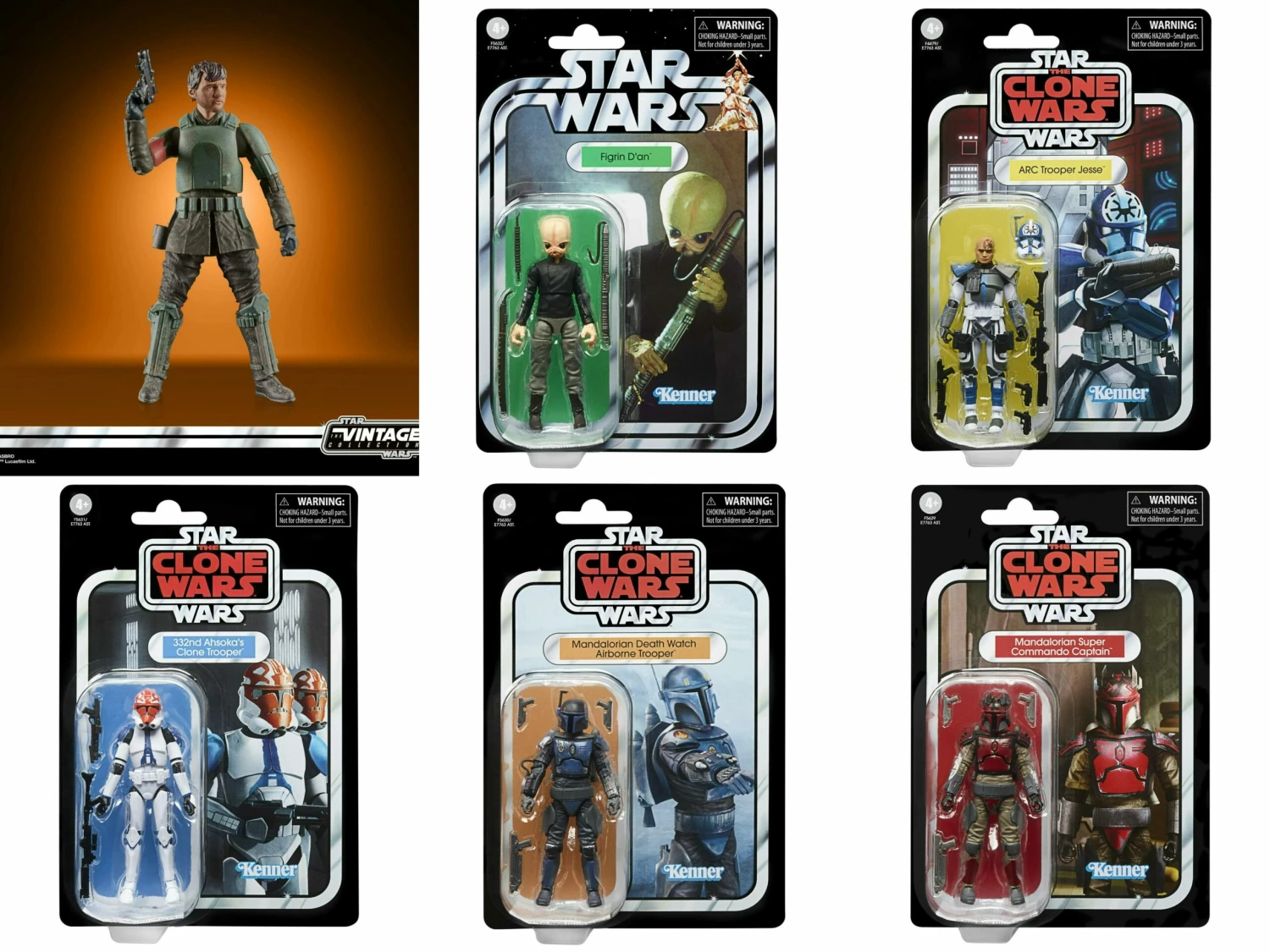 Hasbro Star Wars The Vintage Collection 3.75 Inch Action Figure Wave 41 - Set Of 6 3 Hasbro Star Wars The Vintage Collection 3.75 Inch Action Figure Wave 41 - Set Of 6