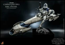*PRE-ORDER Clone Commander Appo With Barc Speeder - Star Wars Hot Toys Exclusive Collectibles 1/6 Scale Action Figure