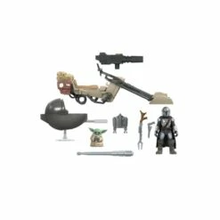 Hasbro Star Wars Mission Fleet Expedition Class Action Figure - The Mandalorian & The Child With Speeder Bike - Battle For The Bounty