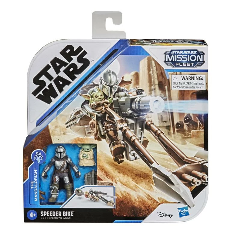 Hasbro Star Wars Mission Fleet Expedition Class Action Figure - The Mandalorian & The Child With Speeder Bike - Battle For The Bounty 4 Hasbro Star Wars Mission Fleet Expedition Class Action Figure - The Mandalorian & The Child With Speeder Bike - Battle For The Bounty - Image 2