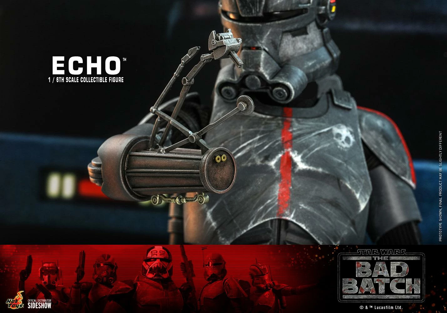 Echo - The Bad Batch - Star Wars Hot Toys Collectibles 1/6 Scale Action Figure 8 Echo - The Bad Batch - Star Wars Hot Toys Collectibles 1/6 Scale Action Figure - Image 6