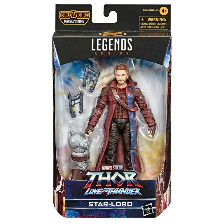 Hasbro Marvel Legends Thor Love And Thunder 6 Inch Action Figure Wave 1 - Star-Lord 4 Hasbro Marvel Legends Thor Love And Thunder 6 Inch Action Figure Wave 1 - Star-Lord - Image 2