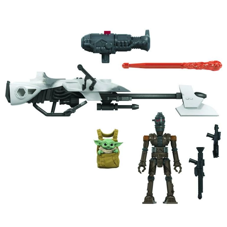 Hasbro Star Wars Mission Fleet Action Figure - IG-11 & The Child Speeder Bike 5 Hasbro Star Wars Mission Fleet Action Figure - IG-11 & The Child Speeder Bike - Image 3