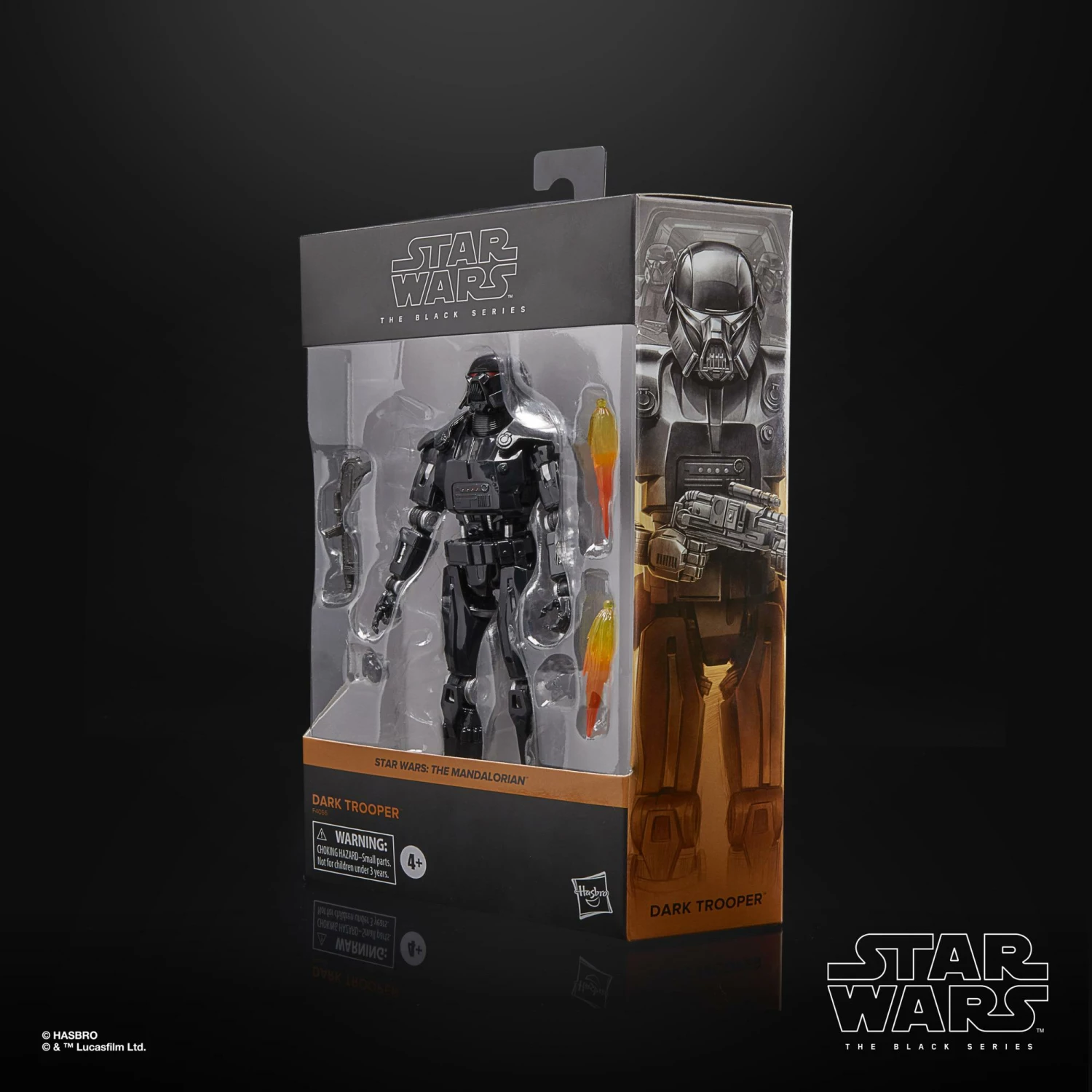 Hasbro Star Wars The Black Series 6 Inch Deluxe Action Figure - Dark Trooper 8 Hasbro Star Wars The Black Series 6 Inch Deluxe Action Figure - Dark Trooper - Image 6