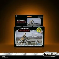 Hasbro Star Wars The Vintage Collection 3.75 Inch Scale Vehicle - Speeder Bike & Scout Trooper W/ Grogu