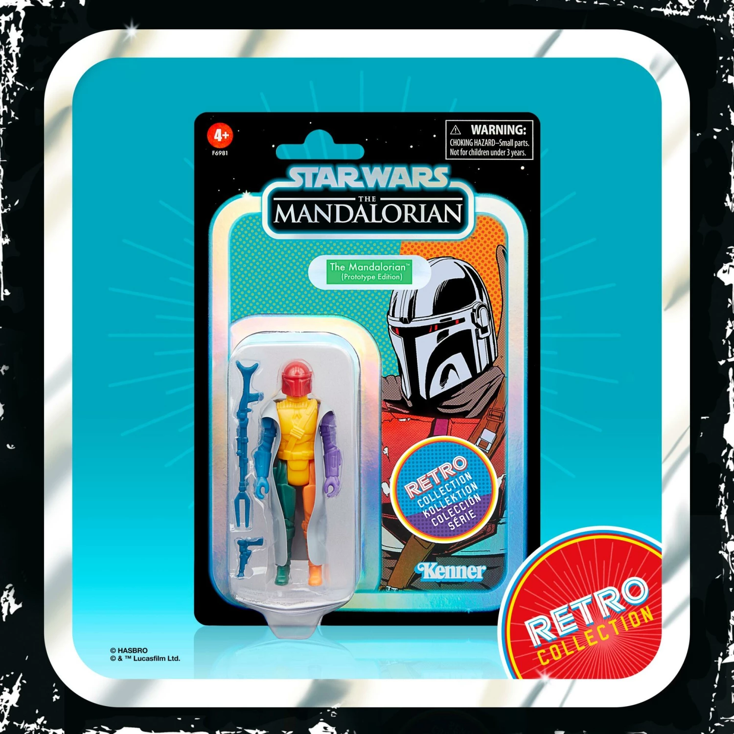 Hasbro Star Wars Retro Action Figure - Prototype Mandalorian 4 Hasbro Star Wars Retro Action Figure - Prototype Mandalorian - Image 2