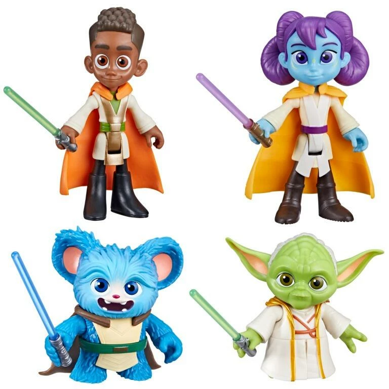 Hasbro Star Wars The Young Jedi Adventures Action Figures - Set Of 4 3 Hasbro Star Wars The Young Jedi Adventures Action Figures - Set Of 4