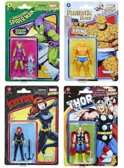 Hasbro Marvel Universe Retro 3.75 Inch Action Figure Wave 6 - Set Of 4