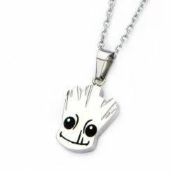 Marvel Guardians Of The Galaxy Groot Steel Pendant Necklace