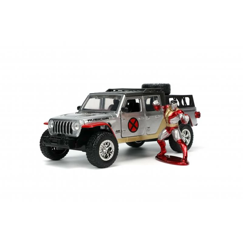 Jada Toys X-Men - 2020 Jeep Gladiator With Colossus Figure Hollywood Rides 1:32 Scale Die Cast Vehicle 4 Jada Toys X-Men - 2020 Jeep Gladiator With Colossus Figure Hollywood Rides 1:32 Scale Die Cast Vehicle - Image 2