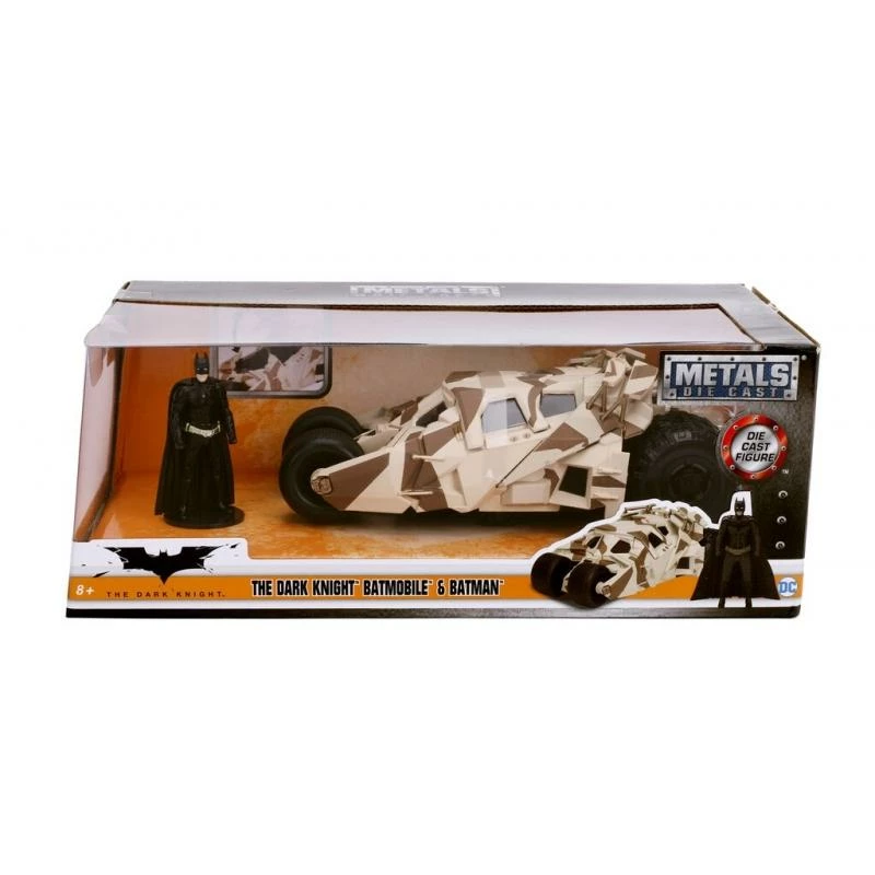 Jada Toys Batman The Dark Knight - Camo Tumbler Batmobile With Batman Figure Hollywood Rides 1:24 Scale Die Cast Vehicle 3 Jada Toys Batman The Dark Knight - Camo Tumbler Batmobile With Batman Figure Hollywood Rides 1:24 Scale Die Cast Vehicle