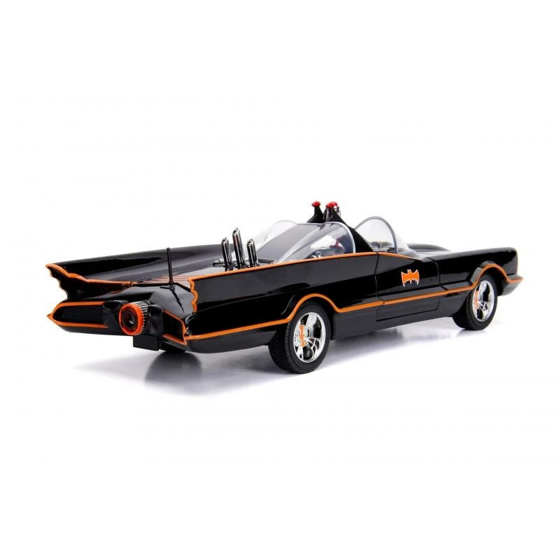 Jada Toys Batman 66 - Batmobile With Working Lights And Batman & Robin Figures Hollywood Rides 1:18 Scale Die Cast Vehicle 8 Jada Toys Batman 66 - Batmobile With Working Lights And Batman & Robin Figures Hollywood Rides 1:18 Scale Die Cast Vehicle - Image 6