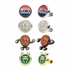 Marvel Loki Stud Earring Set