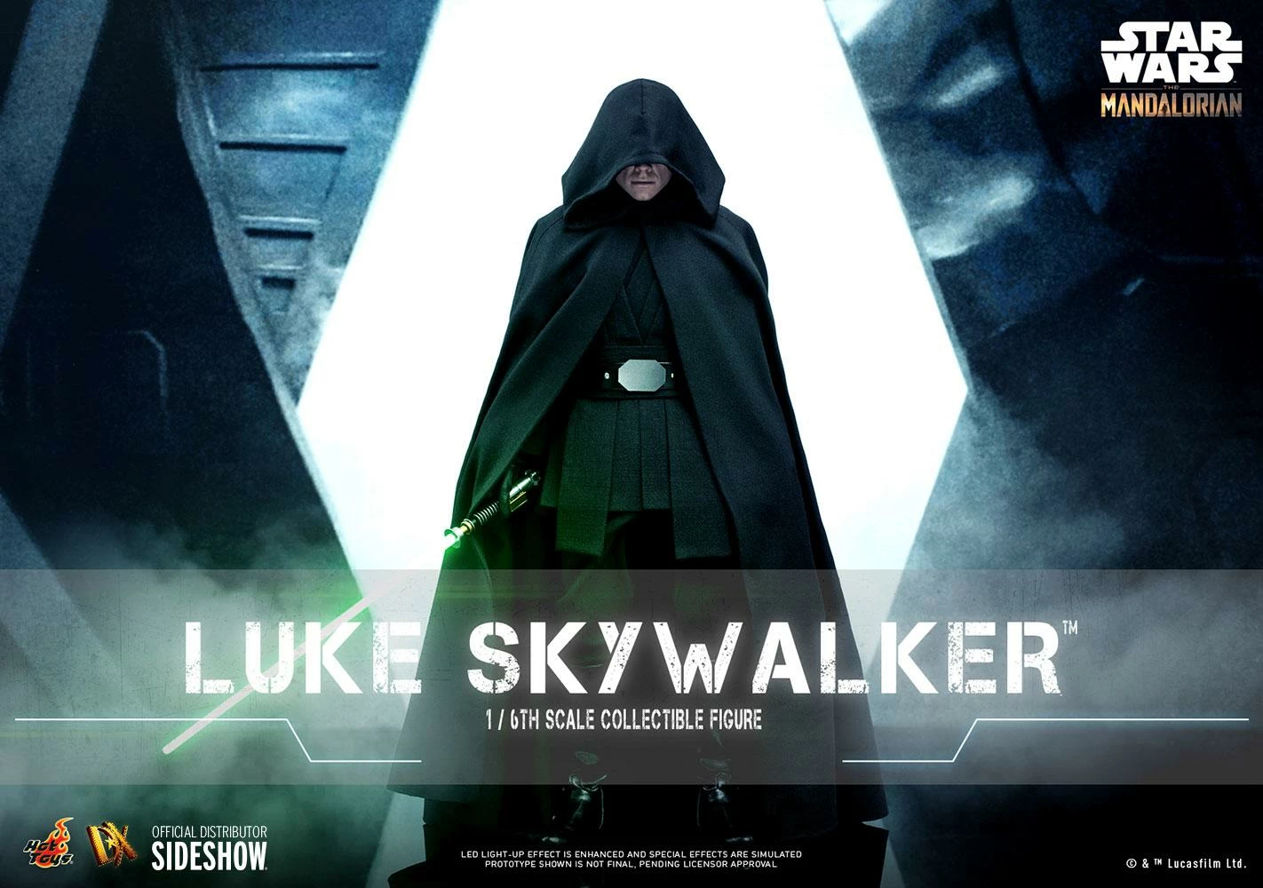 Luke Skywalker (The Mandalorian) - Star Wars Hot Toys Collectibles 1/6 Scale Action Figure 9 Luke Skywalker (The Mandalorian) - Star Wars Hot Toys Collectibles 1/6 Scale Action Figure - Image 7