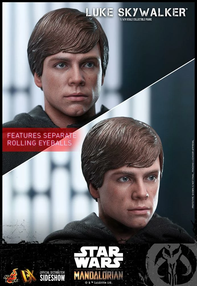 Luke Skywalker (The Mandalorian) - Star Wars Hot Toys Collectibles 1/6 Scale Action Figure 6 Luke Skywalker (The Mandalorian) - Star Wars Hot Toys Collectibles 1/6 Scale Action Figure - Image 4