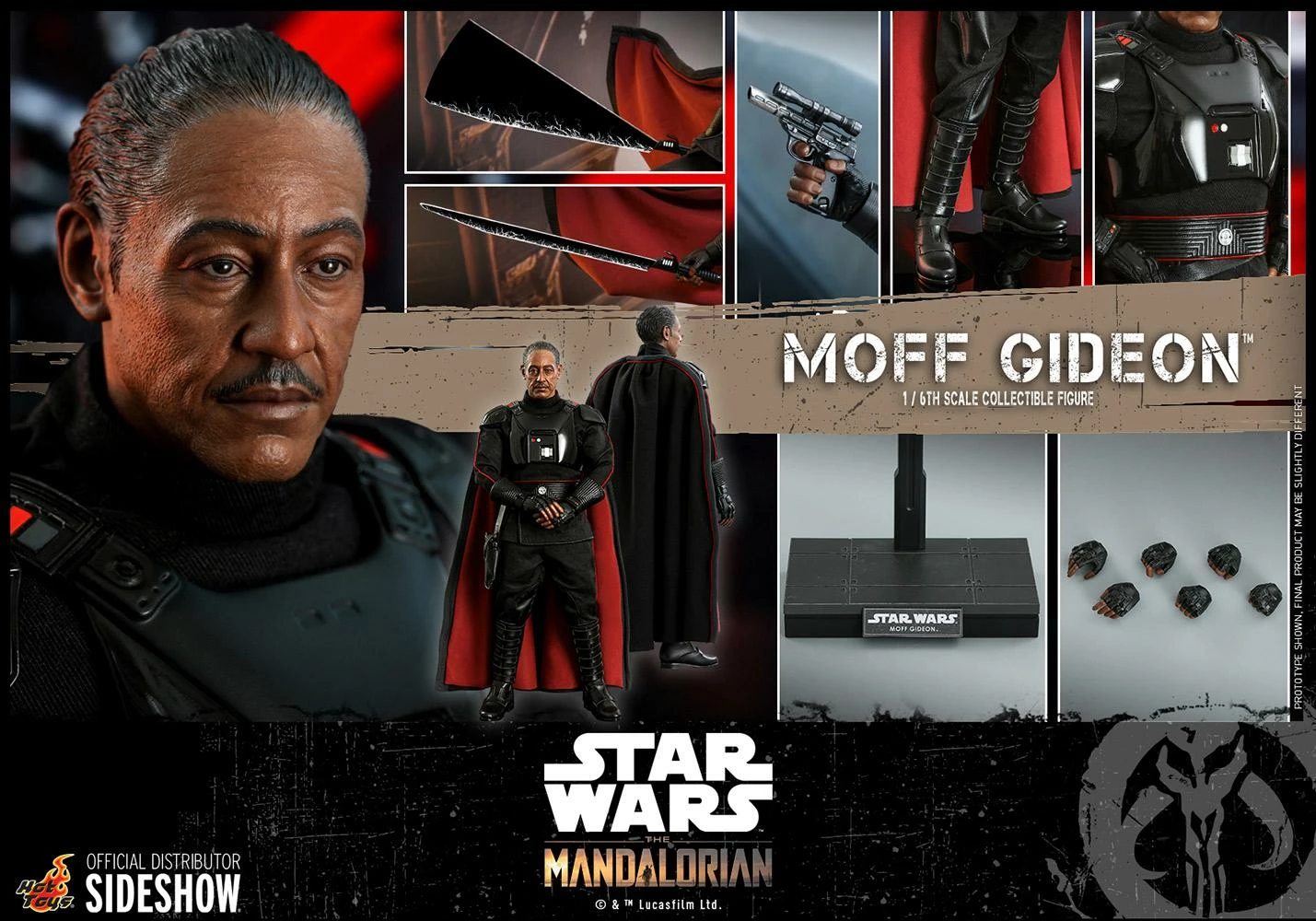 Moff Gideon (The Mandalorian) - Star Wars Hot Toys Collectibles 1/6 Scale Action Figure 6 Moff Gideon (The Mandalorian) - Star Wars Hot Toys Collectibles 1/6 Scale Action Figure - Image 4