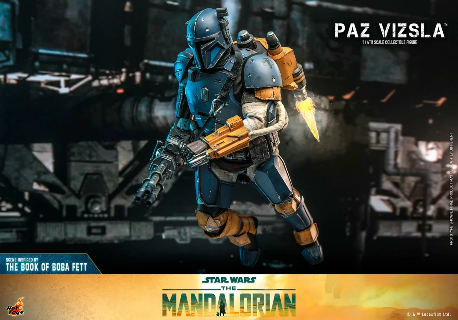 *PRE-ORDER Paz Vizsla - Star Wars: The Mandalorian Hot Toys Collectibles 1/6 Scale Action Figure 9 *PRE-ORDER Paz Vizsla - Star Wars: The Mandalorian Hot Toys Collectibles 1/6 Scale Action Figure - Image 7