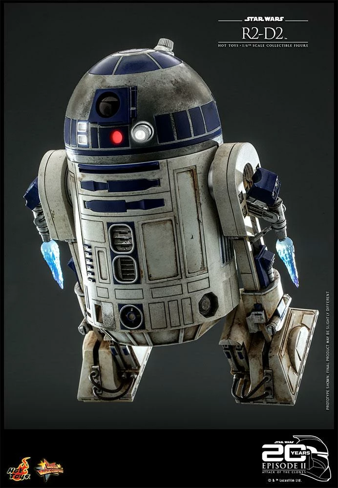 *PRE-ORDER R2-D2 - Star Wars Attack Of The Clones 20th Anniversary Sideshow Hot Toys 1/6 Scale Action Figure 7 *PRE-ORDER R2-D2 - Star Wars Attack Of The Clones 20th Anniversary Sideshow Hot Toys 1/6 Scale Action Figure - Image 5