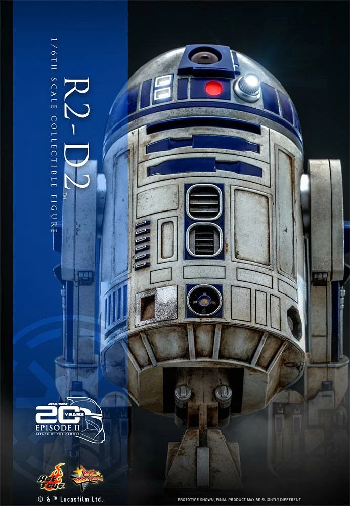 *PRE-ORDER R2-D2 - Star Wars Attack Of The Clones 20th Anniversary Sideshow Hot Toys 1/6 Scale Action Figure 3 *PRE-ORDER R2-D2 - Star Wars Attack Of The Clones 20th Anniversary Sideshow Hot Toys 1/6 Scale Action Figure