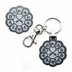 Marvel Shang-Chi The Ten Rings Insignia Keychain And Pin Set