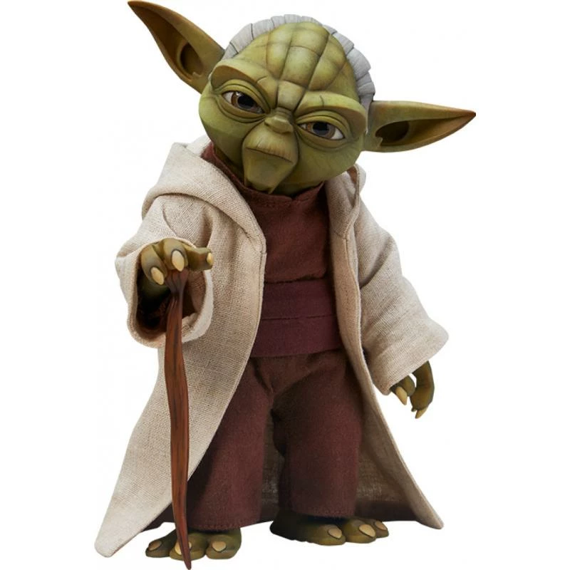 Yoda (Clone Wars) - Star Wars Sideshow Collectibles 1/6 Scale Action Figure 3 Yoda (Clone Wars) - Star Wars Sideshow Collectibles 1/6 Scale Action Figure