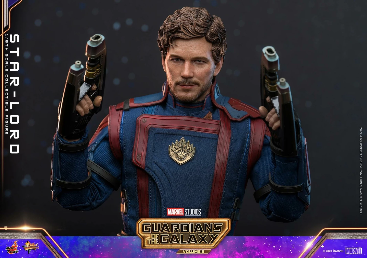 *PRE-ORDER Star-Lord - Marvel Guardians Of The Galaxy Vol. 3 Hot Toys Collectibles 1/6 Scale Action Figure 10 *PRE-ORDER Star-Lord - Marvel Guardians Of The Galaxy Vol. 3 Hot Toys Collectibles 1/6 Scale Action Figure - Image 8