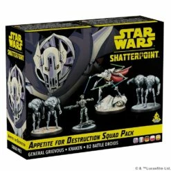 Atomic Mass Games Star Wars Shatterpoint: Appetite For Destruction (General Grievous Squad Pack) Expansion Pack