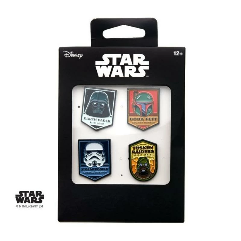 Star Wars Dark Side 4 Pin Set 3 Star Wars Dark Side 4 Pin Set