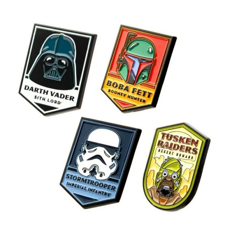 Star Wars Dark Side 4 Pin Set 4 Star Wars Dark Side 4 Pin Set - Image 2
