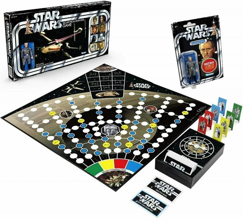 Hasbro Star Wars Retro Action Figure Board Game - Death Star Escape With Grand Moff Tarkin Action Figure 3 Hasbro Star Wars Retro Action Figure Board Game - Death Star Escape With Grand Moff Tarkin Action Figure