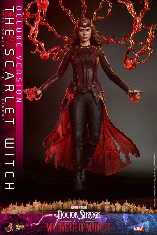 *PRE-ORDER Scarlet Witch Deluxe - Marvel Multiverse Of Madness Hot Toys Collectibles 1/6 Scale Action Figure 5 *PRE-ORDER Scarlet Witch Deluxe - Marvel Multiverse Of Madness Hot Toys Collectibles 1/6 Scale Action Figure - Image 3