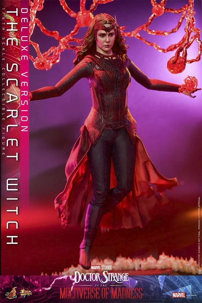 *PRE-ORDER Scarlet Witch Deluxe - Marvel Multiverse Of Madness Hot Toys Collectibles 1/6 Scale Action Figure 4 *PRE-ORDER Scarlet Witch Deluxe - Marvel Multiverse Of Madness Hot Toys Collectibles 1/6 Scale Action Figure - Image 2