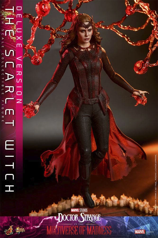 *PRE-ORDER Scarlet Witch Deluxe - Marvel Multiverse Of Madness Hot Toys Collectibles 1/6 Scale Action Figure 7 *PRE-ORDER Scarlet Witch Deluxe - Marvel Multiverse Of Madness Hot Toys Collectibles 1/6 Scale Action Figure - Image 5