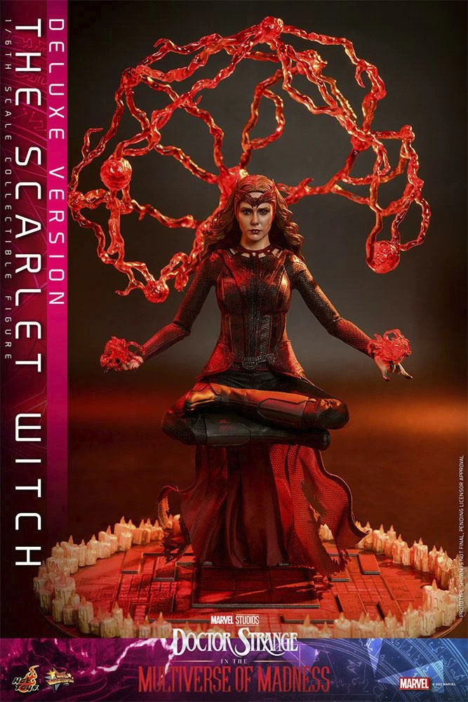 *PRE-ORDER Scarlet Witch Deluxe - Marvel Multiverse Of Madness Hot Toys Collectibles 1/6 Scale Action Figure 8 *PRE-ORDER Scarlet Witch Deluxe - Marvel Multiverse Of Madness Hot Toys Collectibles 1/6 Scale Action Figure - Image 6