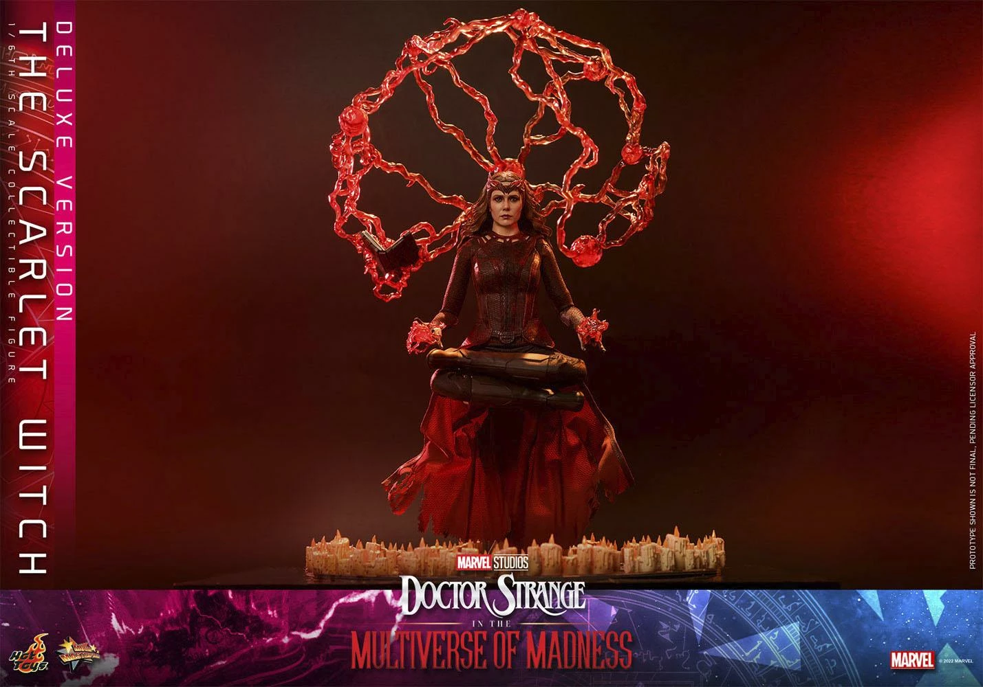 *PRE-ORDER Scarlet Witch Deluxe - Marvel Multiverse Of Madness Hot Toys Collectibles 1/6 Scale Action Figure 11 *PRE-ORDER Scarlet Witch Deluxe - Marvel Multiverse Of Madness Hot Toys Collectibles 1/6 Scale Action Figure - Image 9