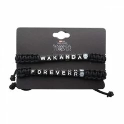Marvel Black Panther: Wakanda Forever - Letter Block Paracord Bracelet